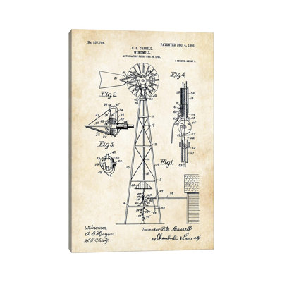 Windmill (1906) - Wrapped Canvas Print