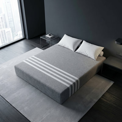 Grand matelas en mousse viscoélastique gélifiée 12 "avec technologie de refroidissement et soulagement de la pression