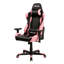 Fauteuil de jeu Sport ergonomique à haut dossier pour PC, rose