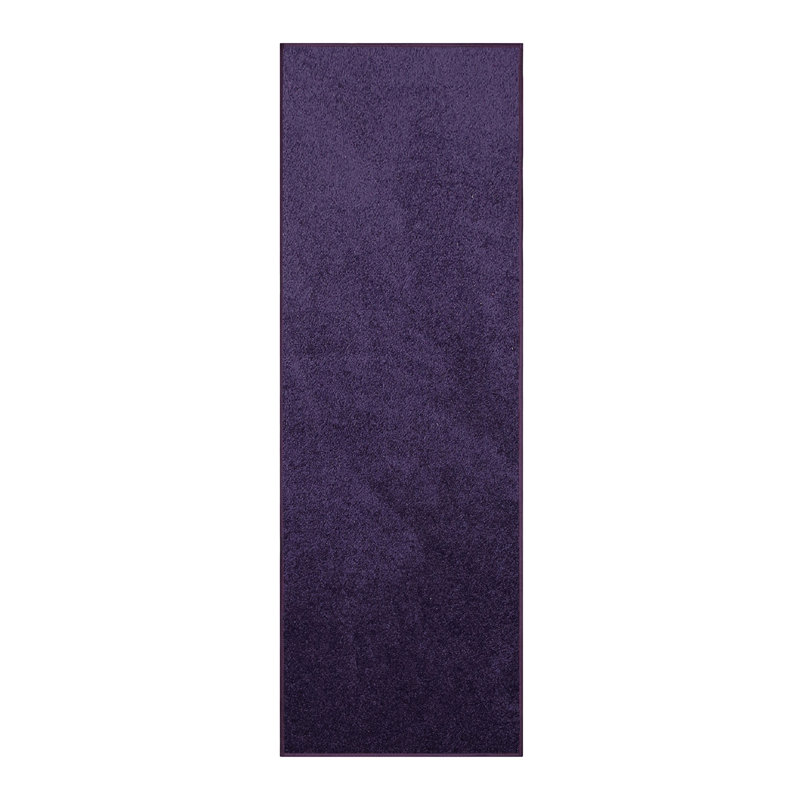 Modern Plush Pet and Kids Friendly Solid Color Area Rugs, Stain & Fade Resistance, Bedroom, Playroom and Kidsroom, Event, Wedding,  Perfect for Living Room, Dining Room, Purple Mena Rug