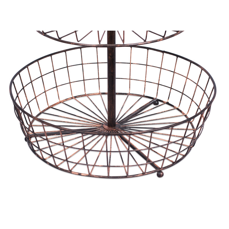 BIRDROCK HOME 3 Tier Wire Fruit Basket