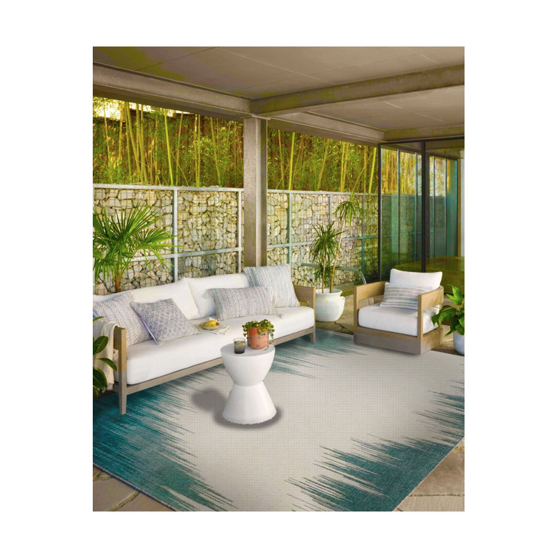 Vibrant Abstract Patterned Woven Base Washable Rug, Rectangle 2'4" x 3'11" Rug Pad Included
