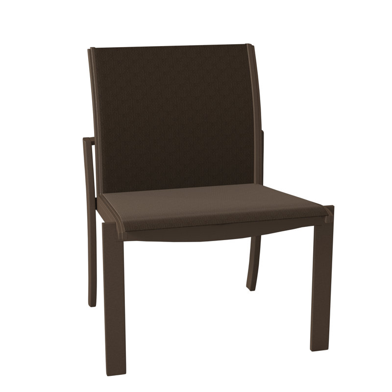 Kor Outdoor Dining Side Chair, Sparkling Water, Greco