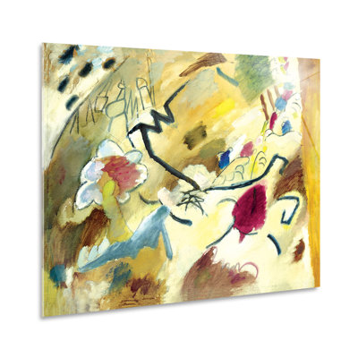 Improvisation With Horses by Vassily Kandinsky - No Frame Painting