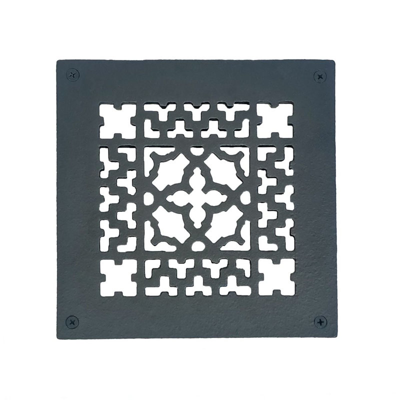 Grille 6 po x 6 po, Ouverture dans le mur (avec trous et vis)