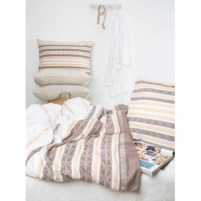 Cotton Striped Duvet Cover