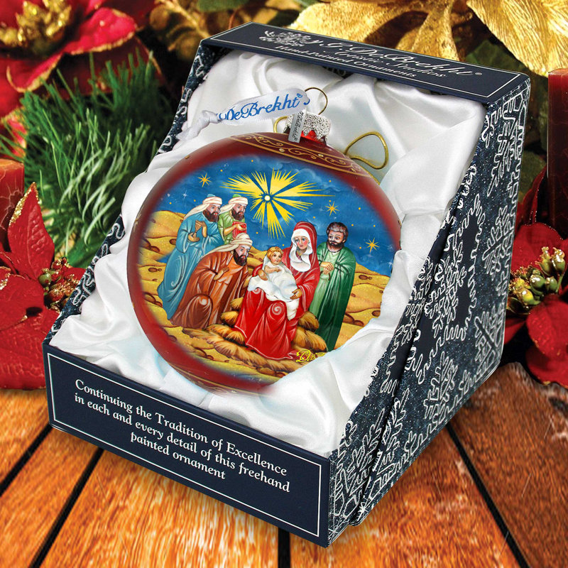 5.5'' Glass Ball Ornament