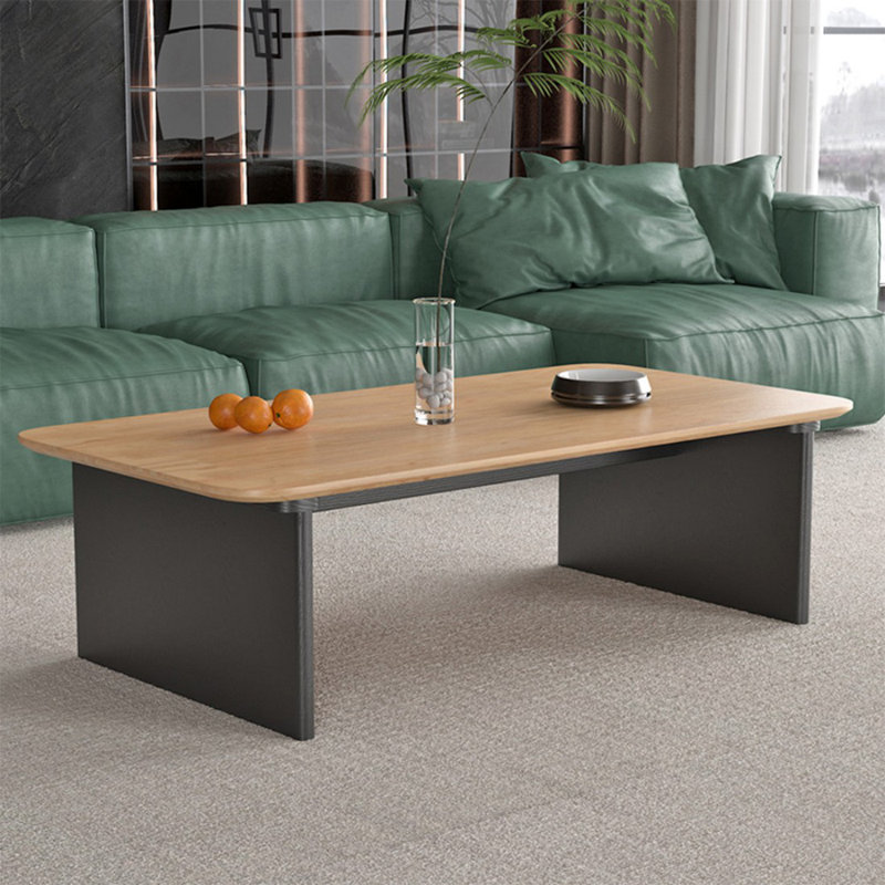 Table basse Burlywood, H 16,93 po x L 47,24 po x l 23,62 po, Brun orangé