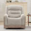 Ensemble de salon inclinable manuel 3 pièces moderne et rembourré avec porte-gobelets et rangement