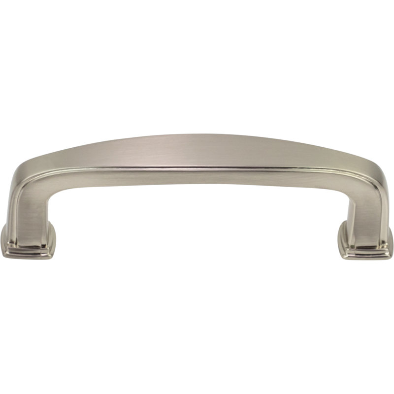 Ensemble de poignées carrées 3 po Square Flair, Nickel satiné brossé
