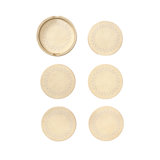 Starry Night 6 Piece Coaster Set in a Caddy