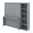 Full Size Murphy Bed With Desk And Bookshelf-500030990-500030991