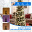 Arbre de Noël 6 pi avec lumières réglables et pommes de pin-133528910