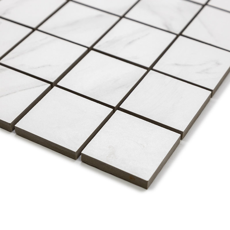 Carreau de mosaïque en porcelaine mate 2 po x 2 po Monarch