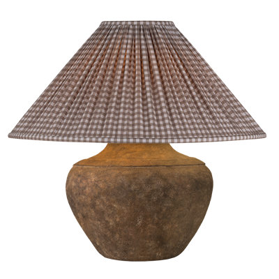 Calabria Table Lamp With Bloom Slate Shade