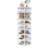 Rotating Shoe Rack Tower, 7-Tier Spinning Storage Rack, Free Standing 360° Revolving Shoe Organizer, Holds 28 Pairs Of Shoes (7-Tier,White)-1457950293