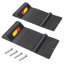 Wheel Stopper W/warning Strip Rubber Draught Excluder