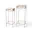 Blue Set Of 2 Metal Plant Stands-1110247333