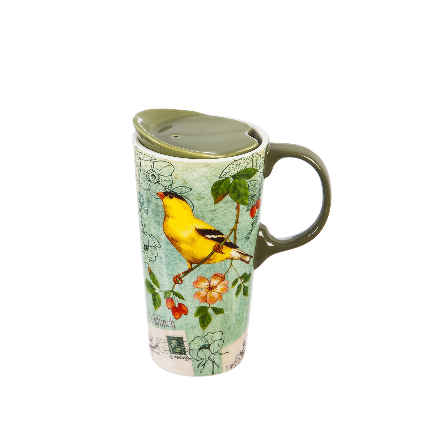 Evergreen Enterprises, Inc Double Wall Insulated Ceramic Travel Mug