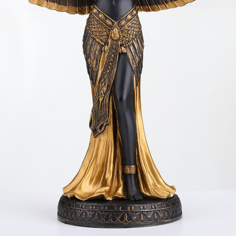 Figurine 13,39 pouces de hauteur Isis la déesse égyptienne de la magie et de la sagesse, Multi-couleur