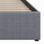 Grand lit plateforme tapissier en molleton avec gigogne-866742401-866742406
