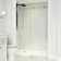 Elan E-Class 56-60" W x 76" H Sliding Frameless Shower Door with 3/8" Clear Glass