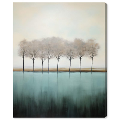 «Fragile Reflections Canvas Minimalist Forest» par 