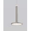 1 - Light Nickel LED Cylinder Pendant