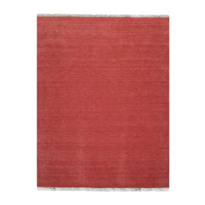 Tapis rectangulaire en laine Pavert