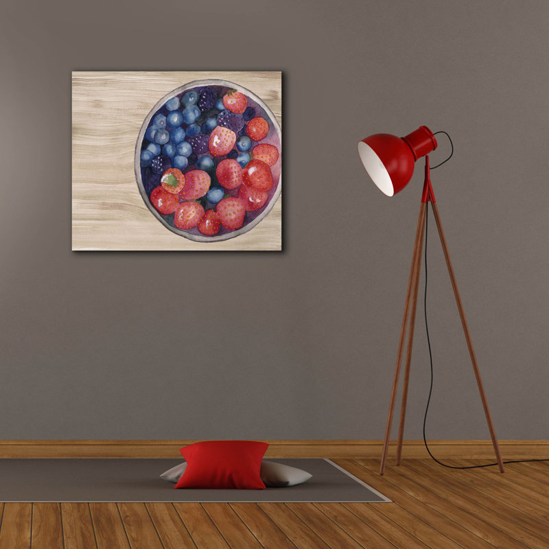 «Bowls Of Fruit 3» par Alicia Ludwig, art mural sur toile, 30 po x 26 po, H 26 po x l 30 po