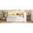 Full Size Wood Daybed With Storage Shelves, USB, LED, And 2 Drawers, White-700529923
