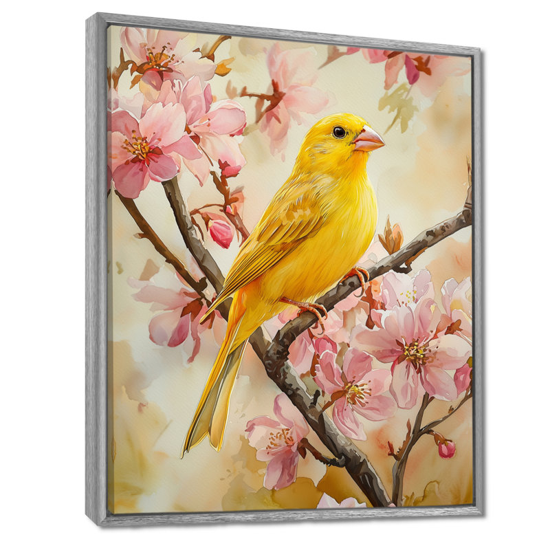 Ahlers - Décoration murale animaux, H 32 po x l 24 po, Impression encadrée flottante, Argent argent