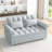 Loveseats Sofa Bed with Pull-out Bed-1969987567