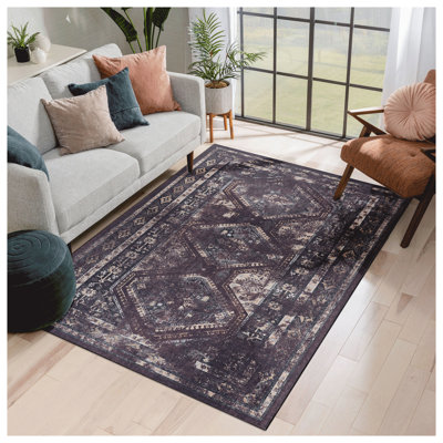 Tapis de salle à manger MAVAL Vintage Boho