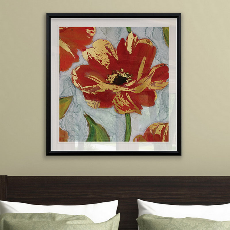 Crimson Crush III - reproduction de cadre photo sur papier, H 30,5 po x l 30,5 po x P 1,5 po