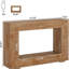 Canapé d'entrée moderne, console en bois