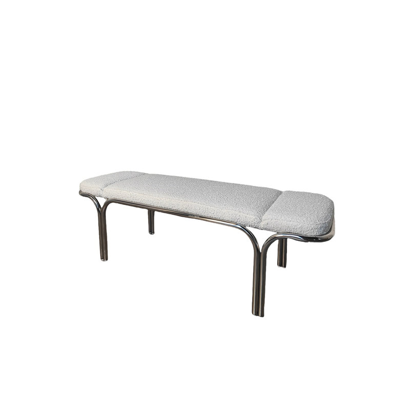 Banc de bout de lit Casual Home, Blanc