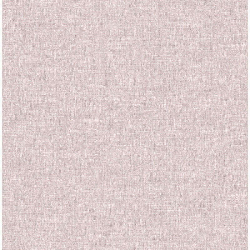 Rouleau de papier peint L 33 pi x l 20,5 po Ederra Linen, Rose