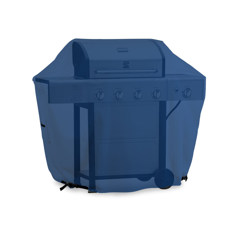 Blue Elephant Grill Cover, 34 x 24 x 64, 18 Oz, Blue