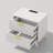 23.6'' W 2-drawer Nightstand With Built-in Outlets And Human Sensor Light-1784741537