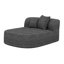 Chaise longue moderne avec deux coussins et canapé rembourré sans os-35205951