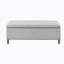 Banc de rangement rectangulaire à fermeture douce