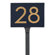 Floating 1-Line Lawn Address Sign