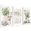 3 Piece Wrapped Canvas Print-500840001