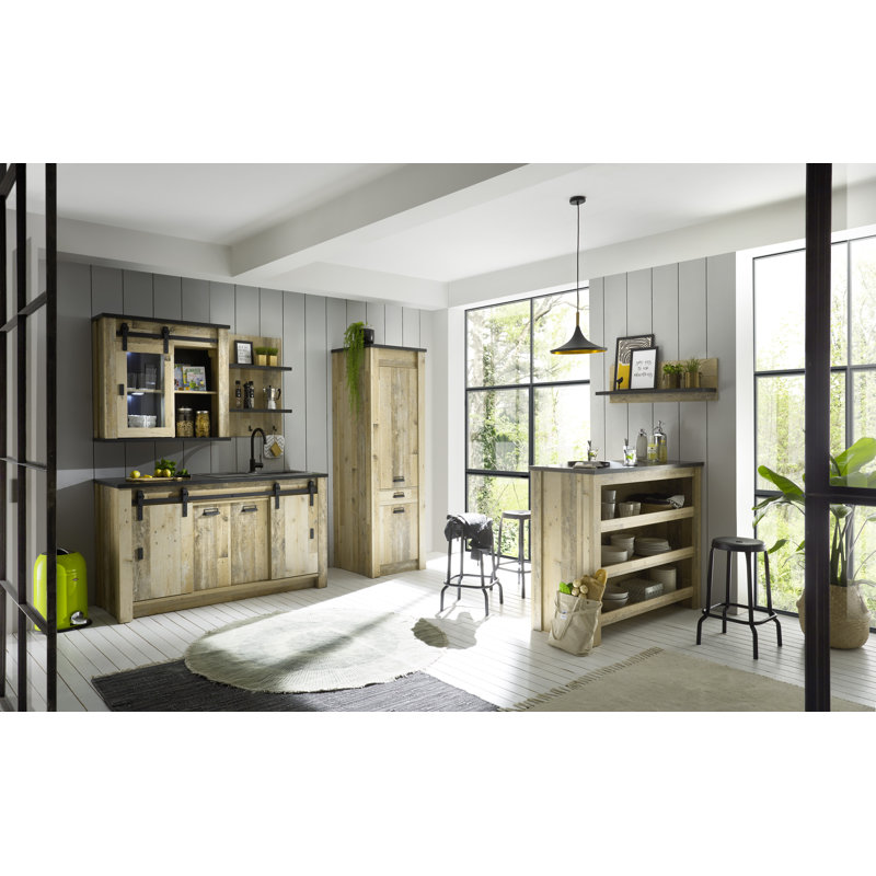 201cm Kitchen Pantry, Natural
