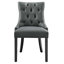 Regent Tufted Vegan Leather Dining Chair In Tan-88587093-124307136