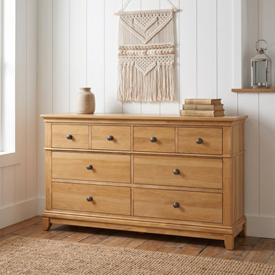 Tynemouth 62"W Wood 6-Drawer Dresser