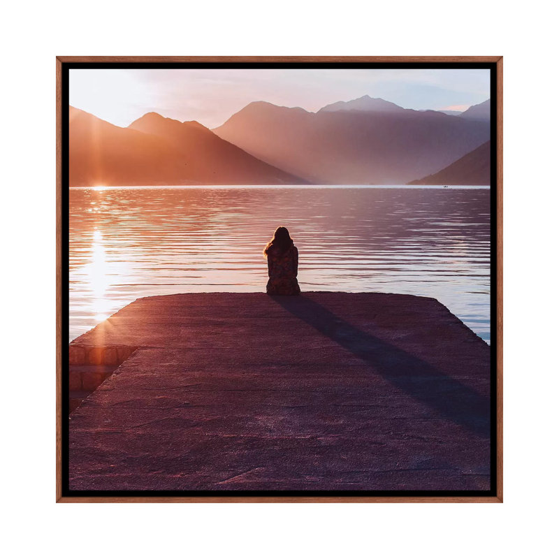 Le coucher de soleil est le plus important ! par Hobopeeba-impression, H 26 po x l 26 po x P 1,5 po, Pas de tapis