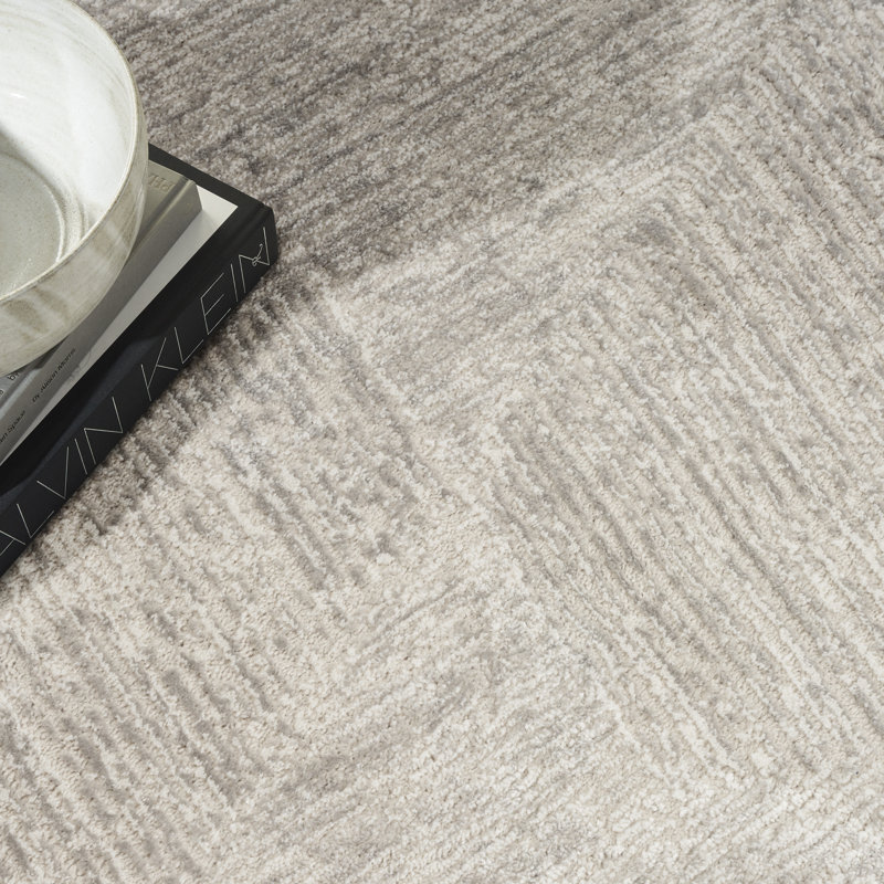 Calvin Klein Irradiant Silver Rug, Rectangle 239 x 300cm