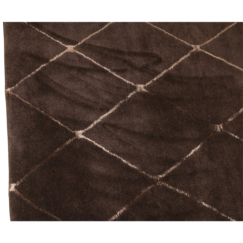 Tapis rectangulaire noué à la main